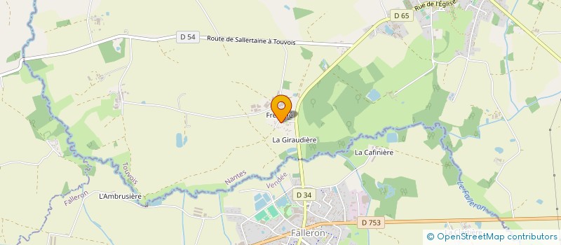 localisation de l'entreprise C.A.E. RAMBAUD  TOUVOIS