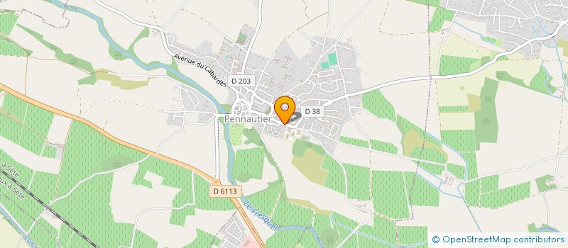 localisation de l'entreprise C.A.E.T à PENNAUTIER