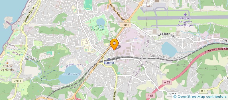 localisation de l'entreprise C.A.E.T à BIARRITZ