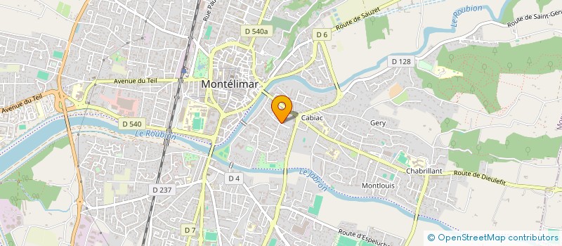 localisation de l'entreprise C.A EXPRESS  MONTELIMAR