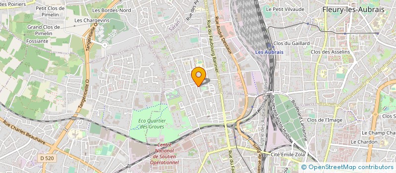 localisation de l'entreprise C.A.F.E ET SOLIDARITE à ORLEANS