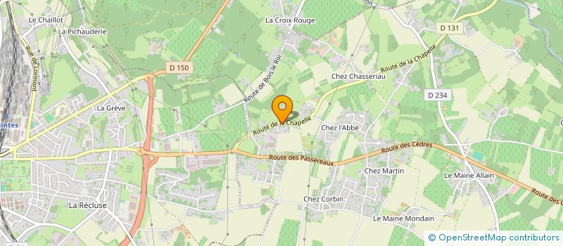 localisation de l'entreprise C.A.F.F.E.P à CHANIERS