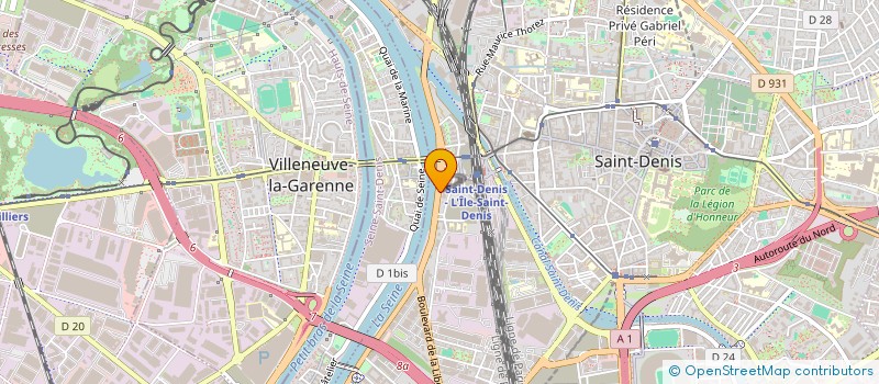 localisation de l'entreprise C.A.F. MODE à SAINT-DENIS