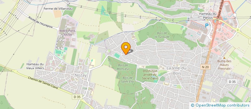 localisation de l'entreprise C.A.G.E.PM à LA VILLE-DU-BOIS
