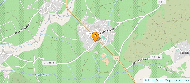 localisation de l'entreprise C A G PLOMBERIE  LEZIGNAN-LA-CEBE