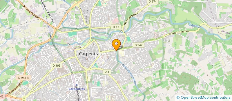 localisation de l'entreprise C.A.G.S GAN ASSURANCE  CARPENTRAS