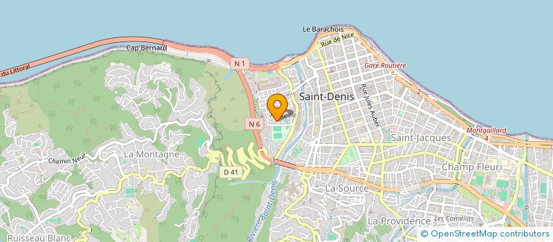 localisation de l'entreprise C.A.G.T. à SAINT DENIS