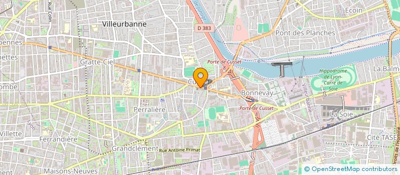 localisation de l'entreprise C A G V à VILLEURBANNE