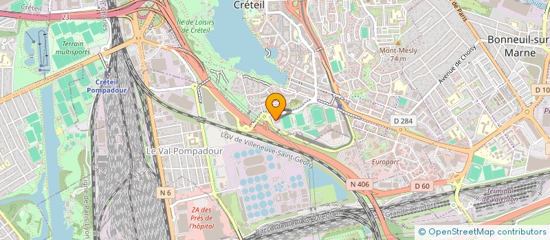 localisation de l'entreprise C.A. GOURMET à CRETEIL