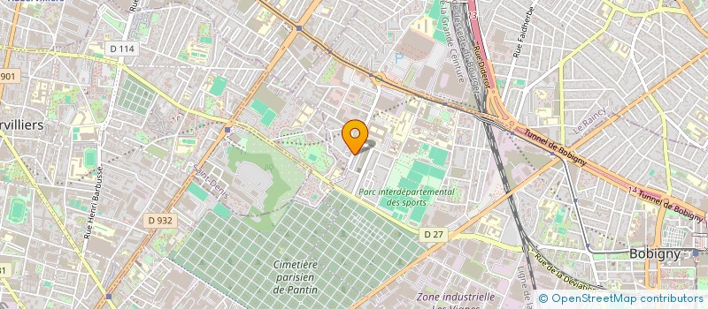 localisation de l'entreprise C.A.H.R. à BOBIGNY