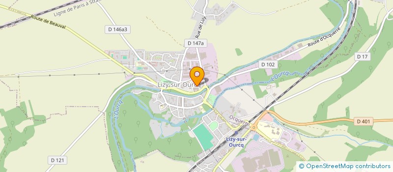 localisation de l'entreprise C A I P  LIZY-SUR-OURCQ