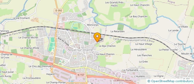 localisation de l'entreprise C&A IMMO  NOYAL-SUR-VILAINE
