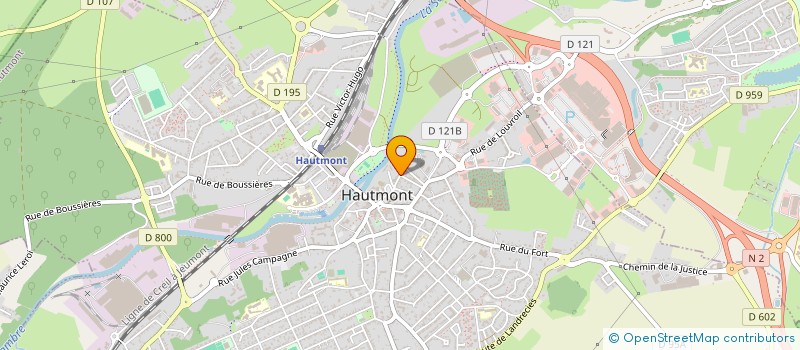 localisation de l'entreprise C&A IMMO F  HAUTMONT