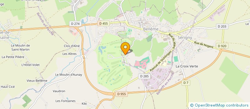 localisation de l'entreprise C A IMMOBILIER à BELLEME