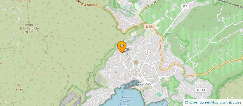 localisation de l'entreprise C.A.J. FORMATION ET CONSEIL  CASSIS