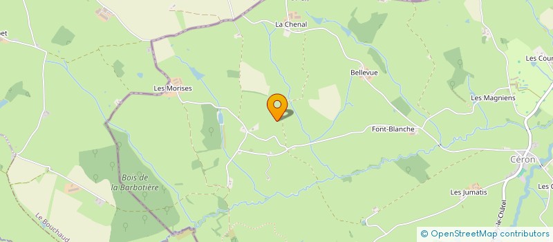 localisation de l'entreprise C.A.J L'OUILLE  CERON