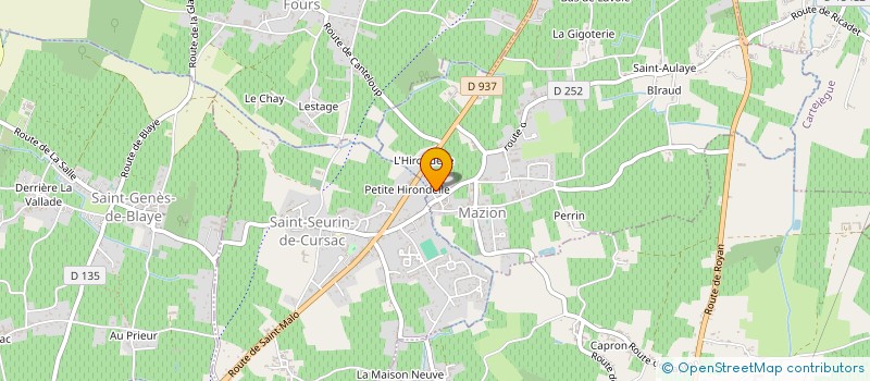 localisation de l'entreprise C.A.L.  MAZION