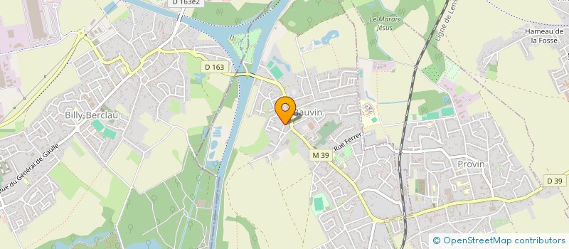 localisation de l'entreprise C.A.L.  BAUVIN