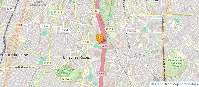 localisation de l'entreprise C.A.L BASKET BALL  L'HAY-LES-ROSES