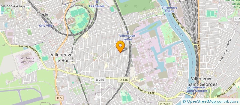 localisation de l'entreprise C.A.L BATIMENT à VILLENEUVE-LE-ROI