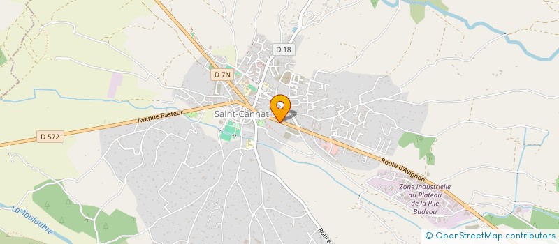 localisation de l'entreprise C.A.L.M.  SAINT-CANNAT