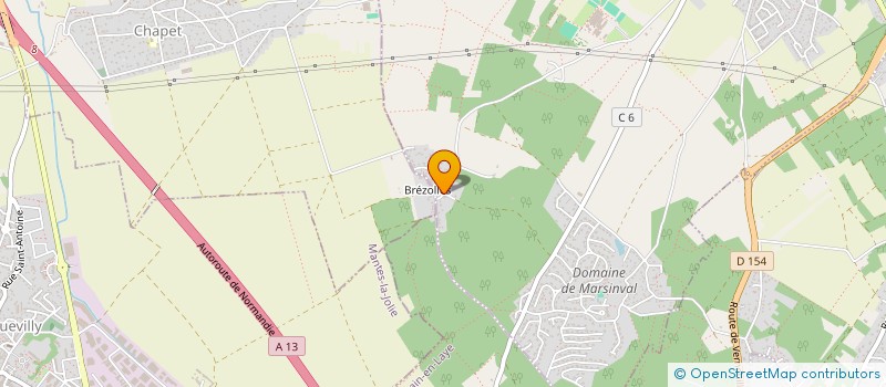 localisation de l'entreprise C A L M  VERNOUILLET