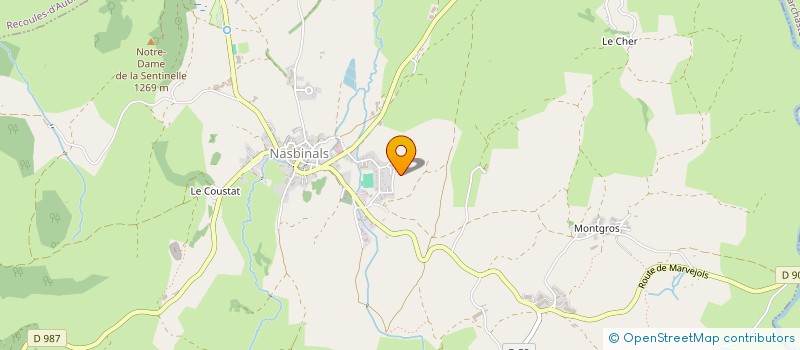 localisation de l'entreprise C.A.L.M.E  NASBINALS