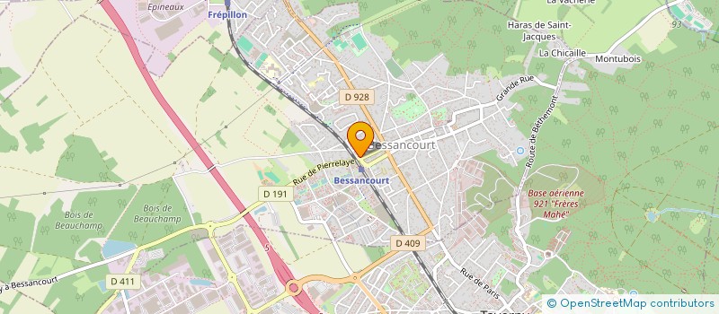 localisation de l'entreprise C.A. LIST IMMO  BESSANCOURT