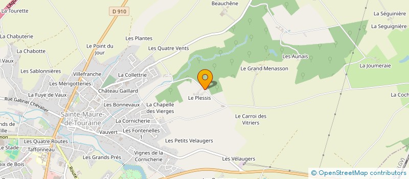 localisation de l'entreprise C A M à POUZAY