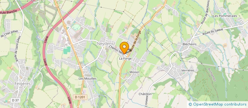 localisation de l'entreprise C.A.M.  NEYDENS