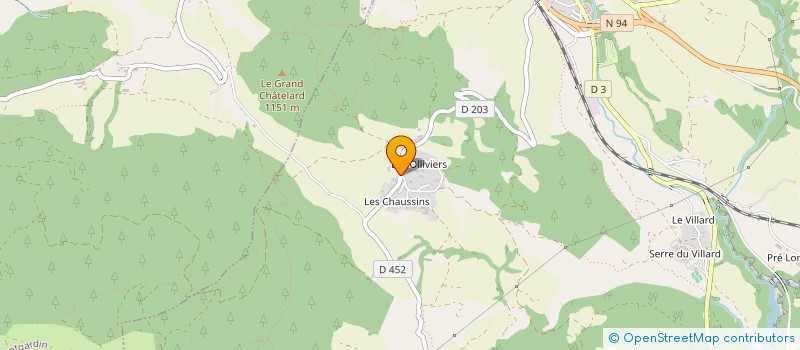 localisation de l'entreprise C.A.M.  CHORGES