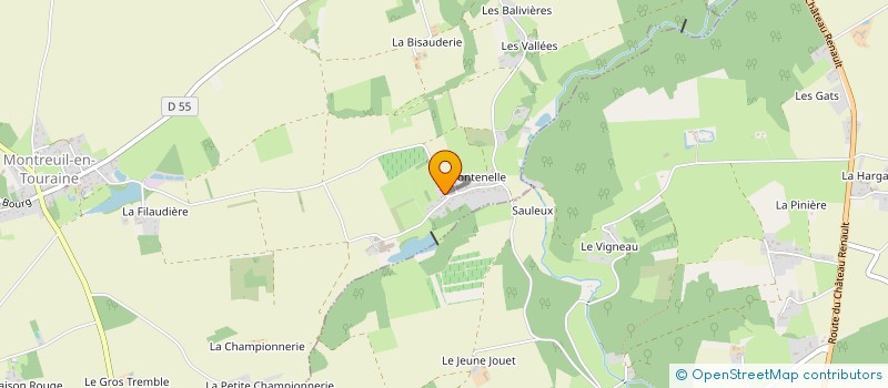 localisation de l'entreprise C A M E R A  SAINT-OUEN-LES-VIGNES