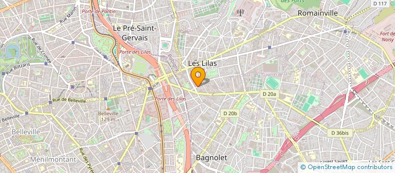 localisation de l'entreprise C.A.M.M. à LES LILAS