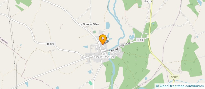 localisation de l'entreprise C A M N à DUN-LE-POELIER