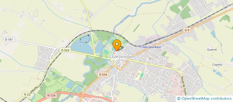 localisation de l'entreprise C.A.M.O.M  L'ISLE-JOURDAIN