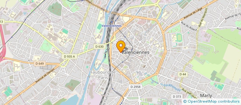 localisation de l'entreprise C.A.N à VALENCIENNES
