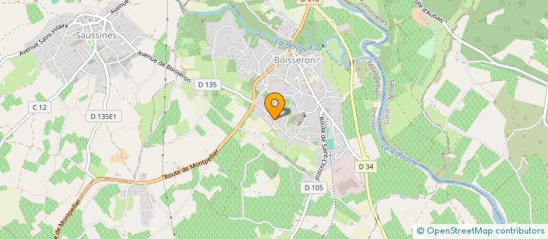 localisation de l'entreprise C A NOUS  BOISSERON