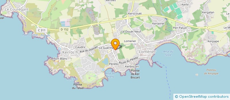 localisation de l'entreprise C.A.O à PLOEMEUR