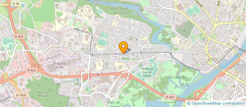 localisation de l'entreprise C.A.O. CONCEPT à ANGERS