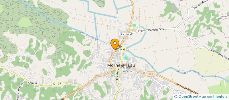 localisation de l'entreprise C A O DISTRIBUTION à MORNE-A-L'EAU