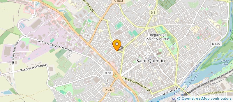 localisation de l'entreprise C.A.P. à SAINT-QUENTIN