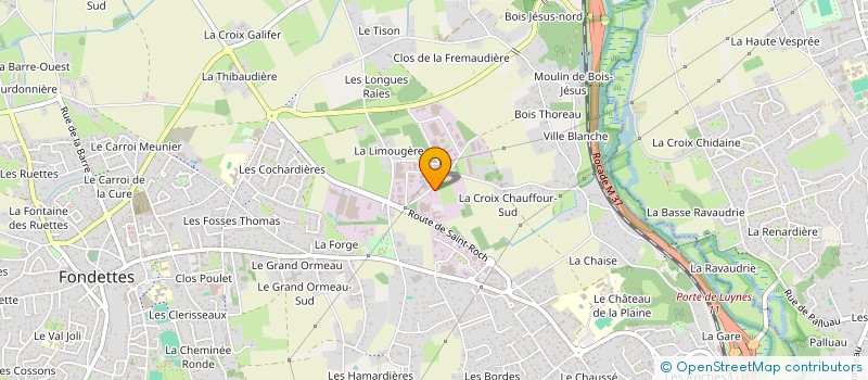 localisation de l'entreprise C.A.P à FONDETTES
