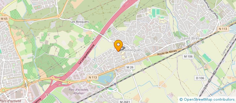 localisation de l'entreprise C.A.P. à BAILLARGUES