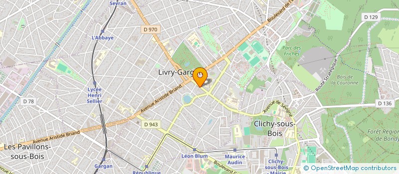 localisation de l'entreprise C.A.P. à LIVRY-GARGAN