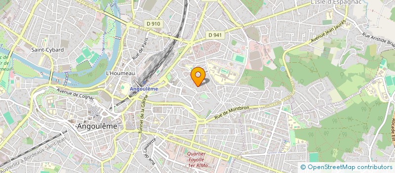 localisation de l'entreprise C.A.P.A / CULTURE, AMBIANCE, PARTAGE, AMUSEMENT à ANGOULEME