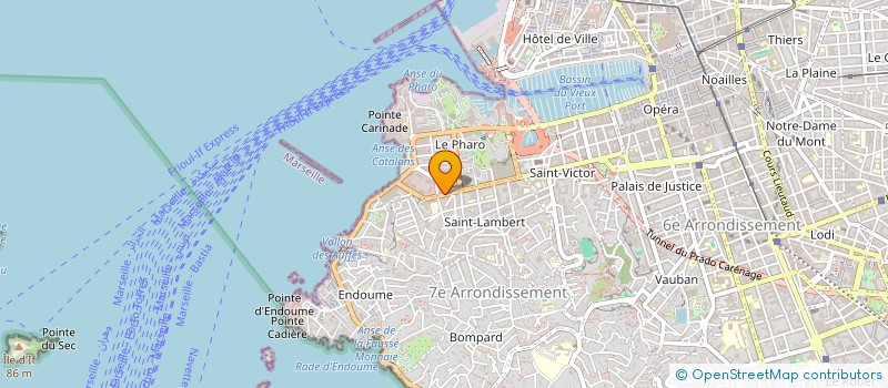 localisation de l'entreprise C.A.P.ASSURANCES à MARSEILLE