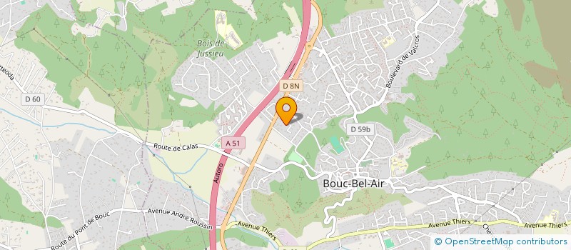 localisation de l'entreprise C.A.P. BARNEOUD à BOUC-BEL-AIR