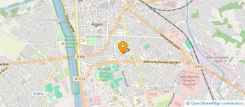 localisation de l'entreprise C A P E B 47  AGEN