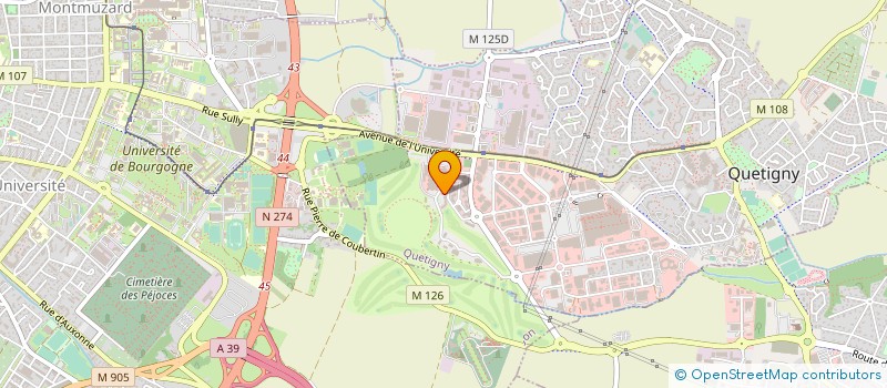 localisation de l'entreprise C.A.P.E.C à QUETIGNY