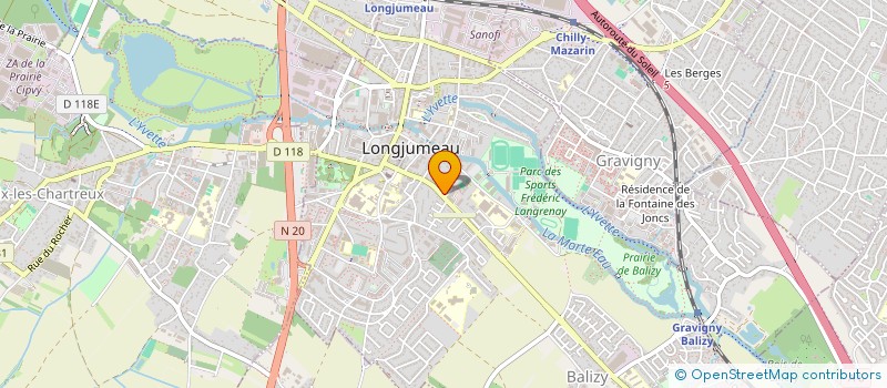 localisation de l'entreprise C.A.P.E PROPRETE à LONGJUMEAU